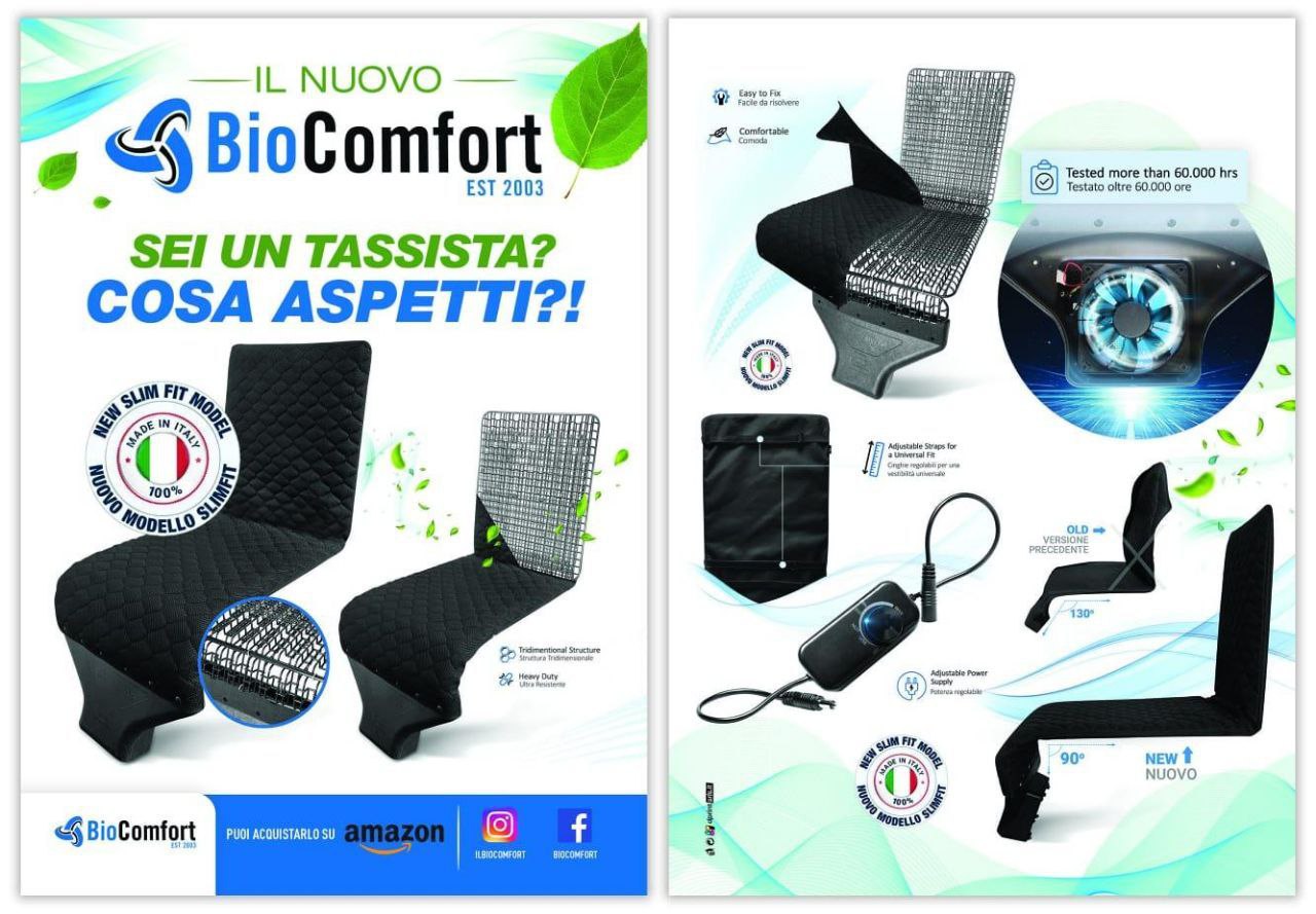 Coprisedile ventilato
